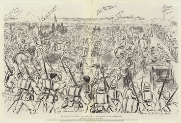 Die Schlacht von El Teb, Vormarsch auf das feindliche Fort